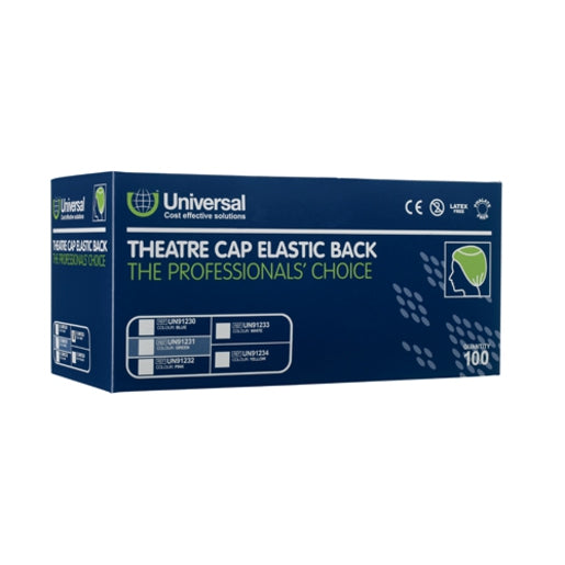 Universal Theatre Caps Elasticated Backs - Pack of 600