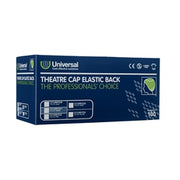 Universal Green Theatre Caps Elasticated Backs - Pack of 100
