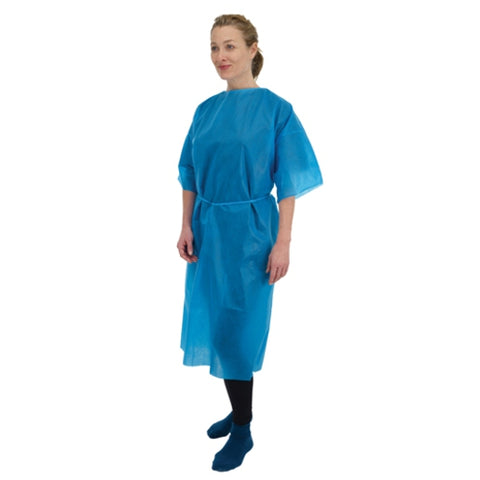 Premier Disposable Non Sterile Short Sleeve Gowns - Pack of 50