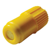 Universal Intermittent Injection Caps Luer Lock Yellow - Pack of 2000