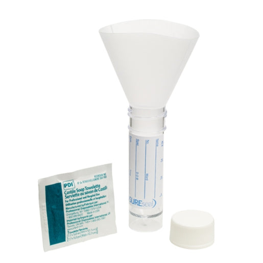Universal Midstream Collection Kit Universal Midstream Urine Collection Kit + Funnel & Wipe - Pack of 100 ...