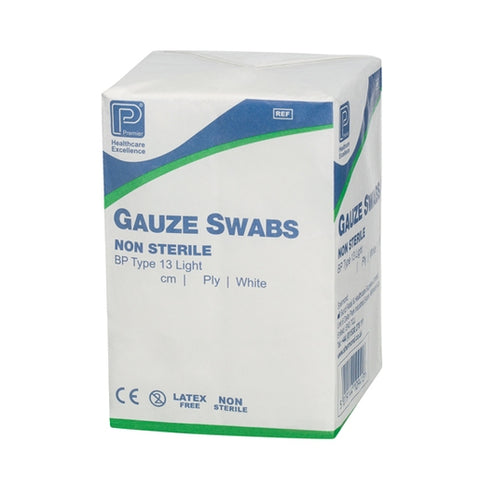 Premier Non Sterile Gauze Swabs 10 x 10 cm - Pack of 5000