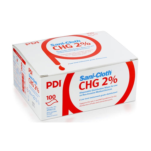 PDI Sani Cloth CHG 2% Wipes - Pack of 12