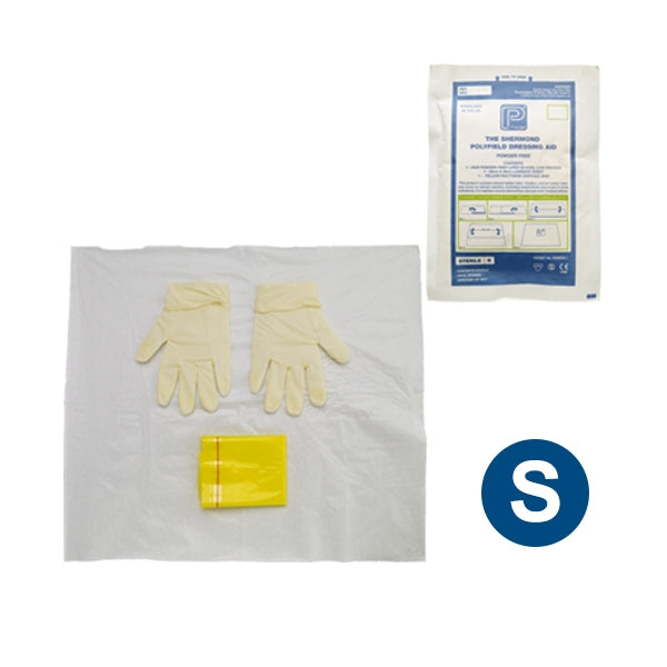 Polyfield Packs Yellow Bag Latex Gloves - Pack of 50