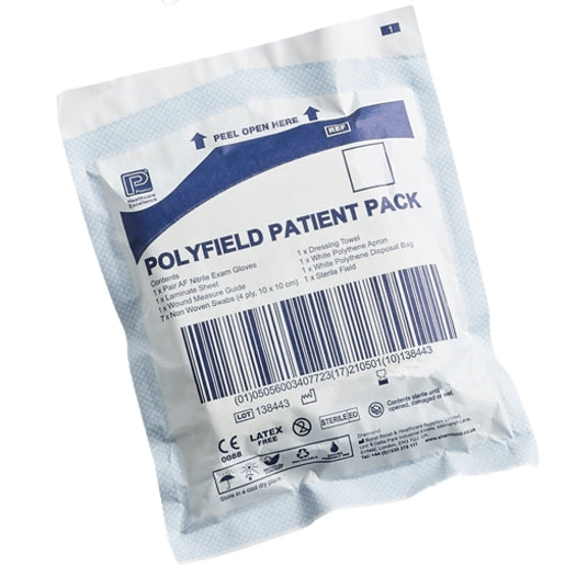 Premier Polyfield Packs Bag AF Nitrile Gloves - Pack of 80