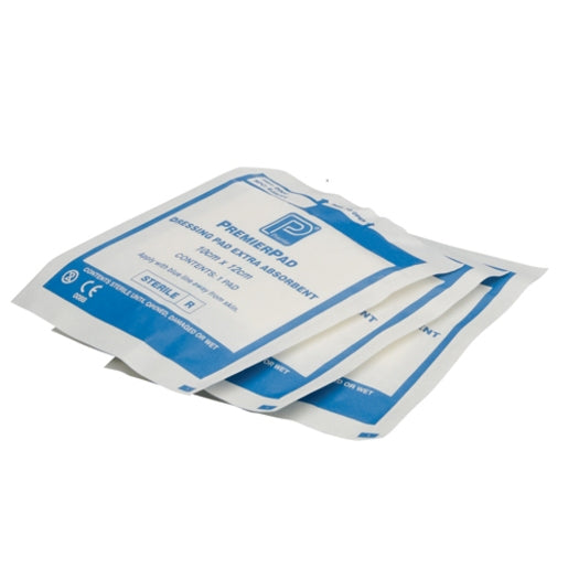 Premier Sterile Pads Wound Dressing Pads 10 x 12 cm - Pack of 500