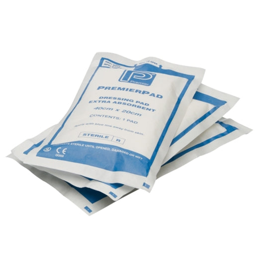 Premier Sterile Pads Wound Dressing Pads 20 x 40 cm - Pack of 112