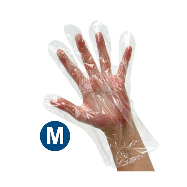 Safecare Clear Polythene Plastic Gloves Pack of 5000