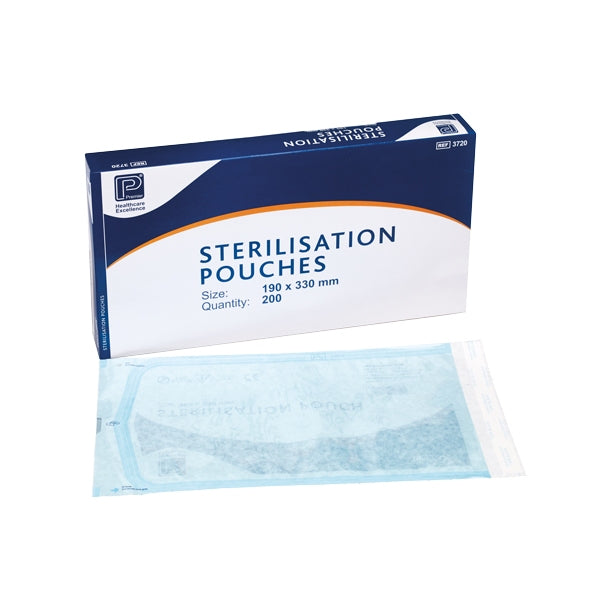 Sterilisation Pouches Autoclave Bags (190 x 330 mm) - Pack of 200