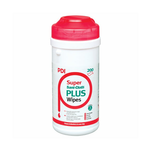 PDI Super Sani-Cloth Plus Wipes - Pack of 6