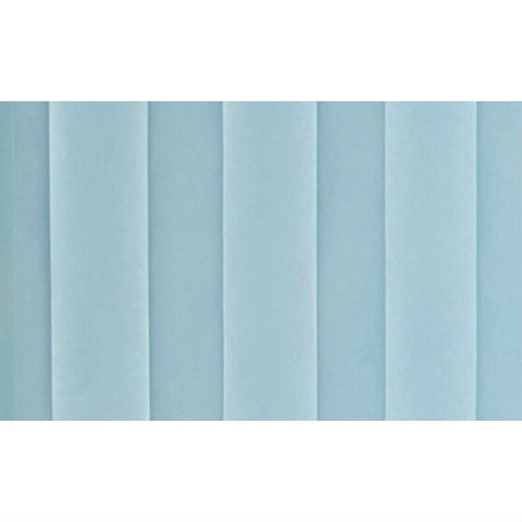 Pastel Blue Replacement Curtain for Sunflower Medical Mobile Five-Panel Folding Hospital Ward Curtained Screen