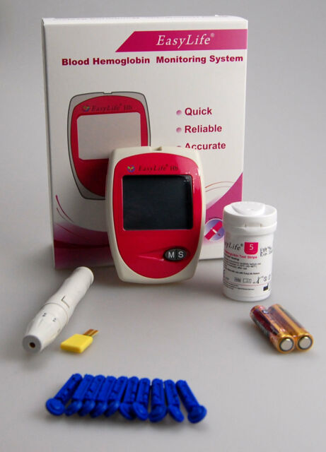 Easy Life Hb Hemoglobin meter, + extra 25 haemoglobin strips