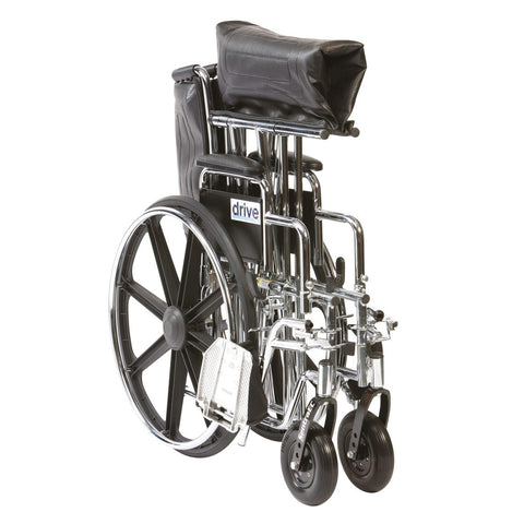 24" Sentra EC Wheelchair with Footrests