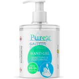 Pure X 76% Alcohol Hand Sanitiser Gel Pump Bottle - 12 X 500ml Wholesale Case