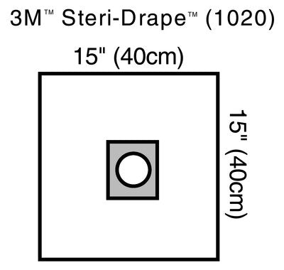 Small Drape With Adhesive Aperture