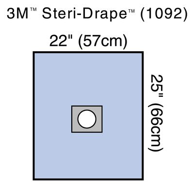 3m Steri-Drape Minor Procedure 56x64cm