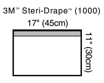 3m Steri-drape Small Towel 45x30cm