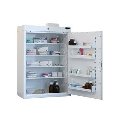 Sunflower Medicine Cabinet, 4 Shelves/4 Door Trays, one door