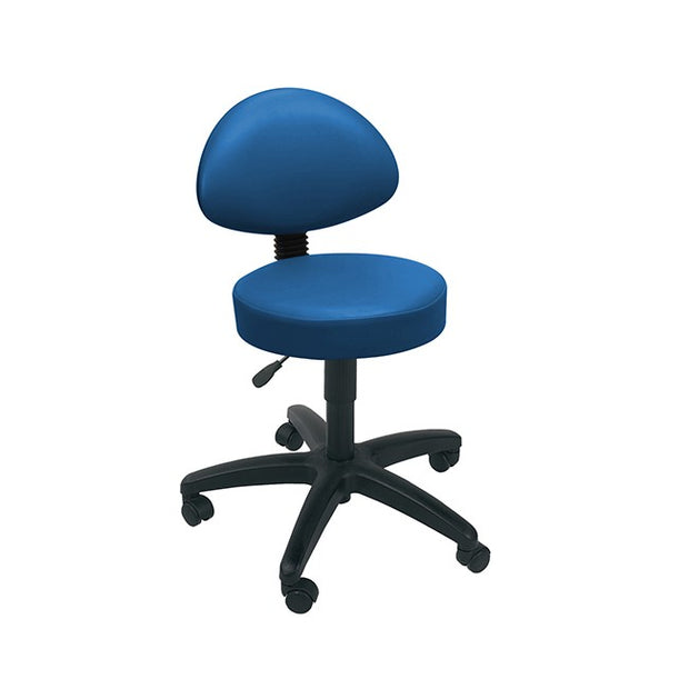 Sunflower Gas-Lift Stool with Back Rest and Castors