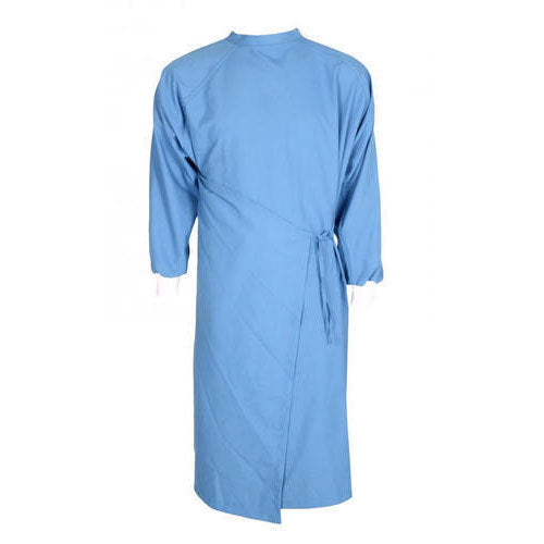 Patient Disposable Isolation Gowns Long Sleeve With Cuffs White - Pack of 50