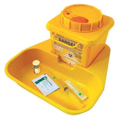 Procedure tray for sharpak 35