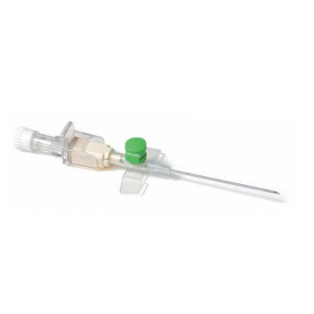Surshield Versatus Winged and Ported IV Cannula - 24G x 19mm x 50