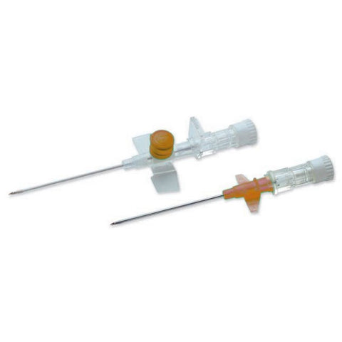 Terumo Versatus Winged and Ported IV Cannula 14g (Orange) 45mm x 50