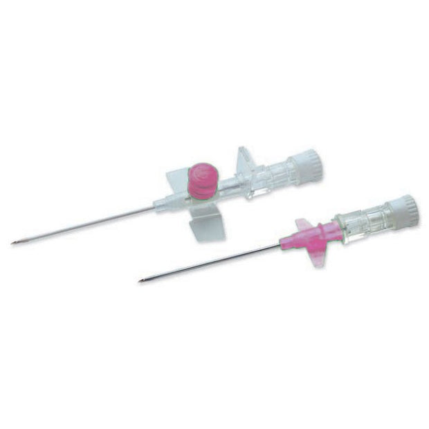 Terumo Versatus Winged and Ported IV Cannula 20g (Pink) 32mm - Pack of 50