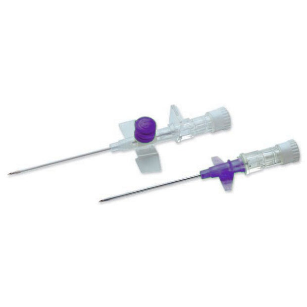 Terumo Versatus Winged and Ported IV Cannula 26g (Violet) 19mm x 50