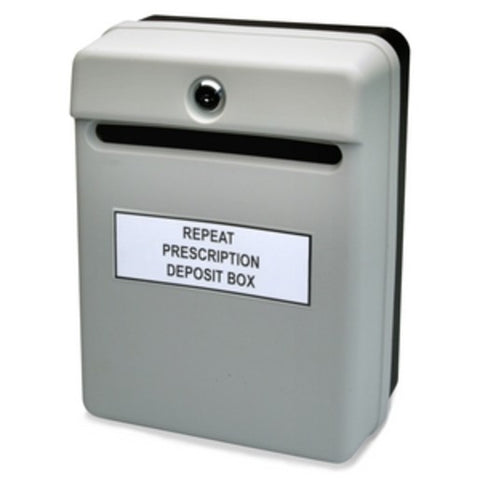 Helix Repeat Prescription Deposit Box - Grey