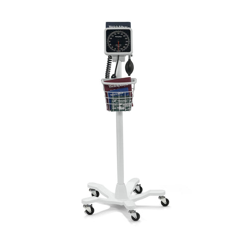 Welch Allyn 767 Stand Mounted Mobile Sphygmomanometer with Adult Cuff