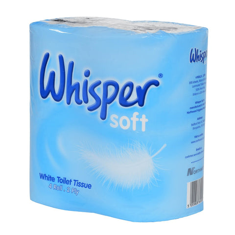 Whisper Soft 2 Ply Toilet Roll x 40 Rolls